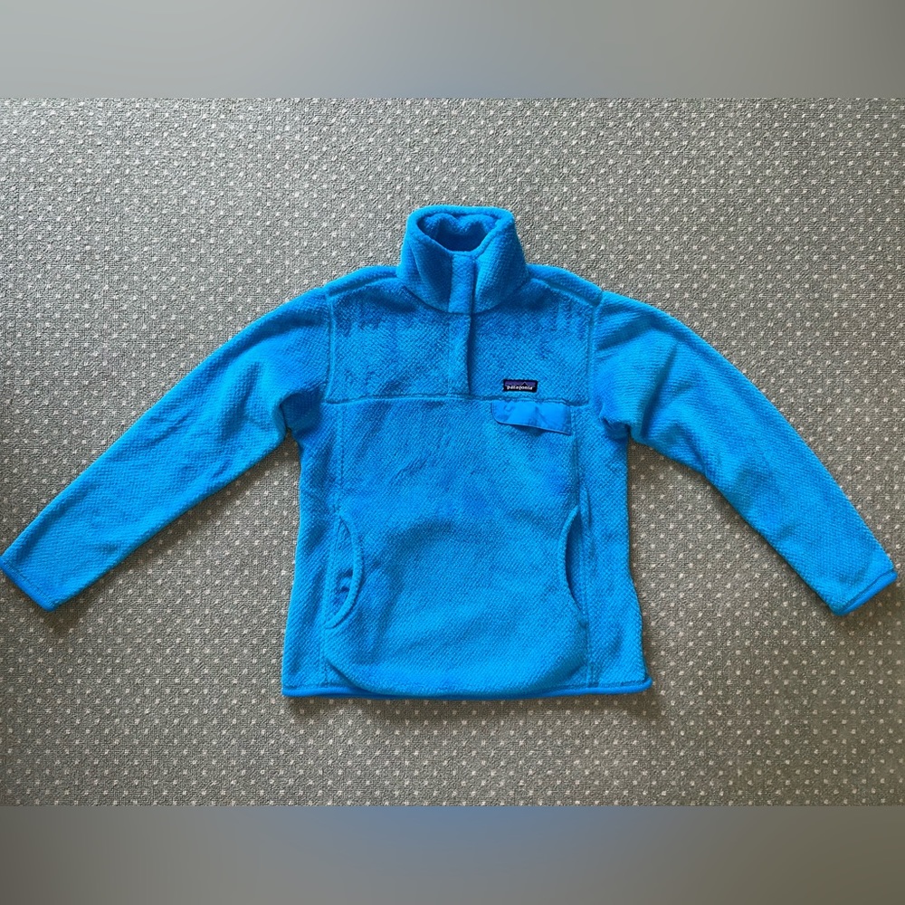 Patagonia Turquoise Blue Snap-T Pullover